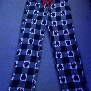 Minnie Mouse Disney fluffy pants.